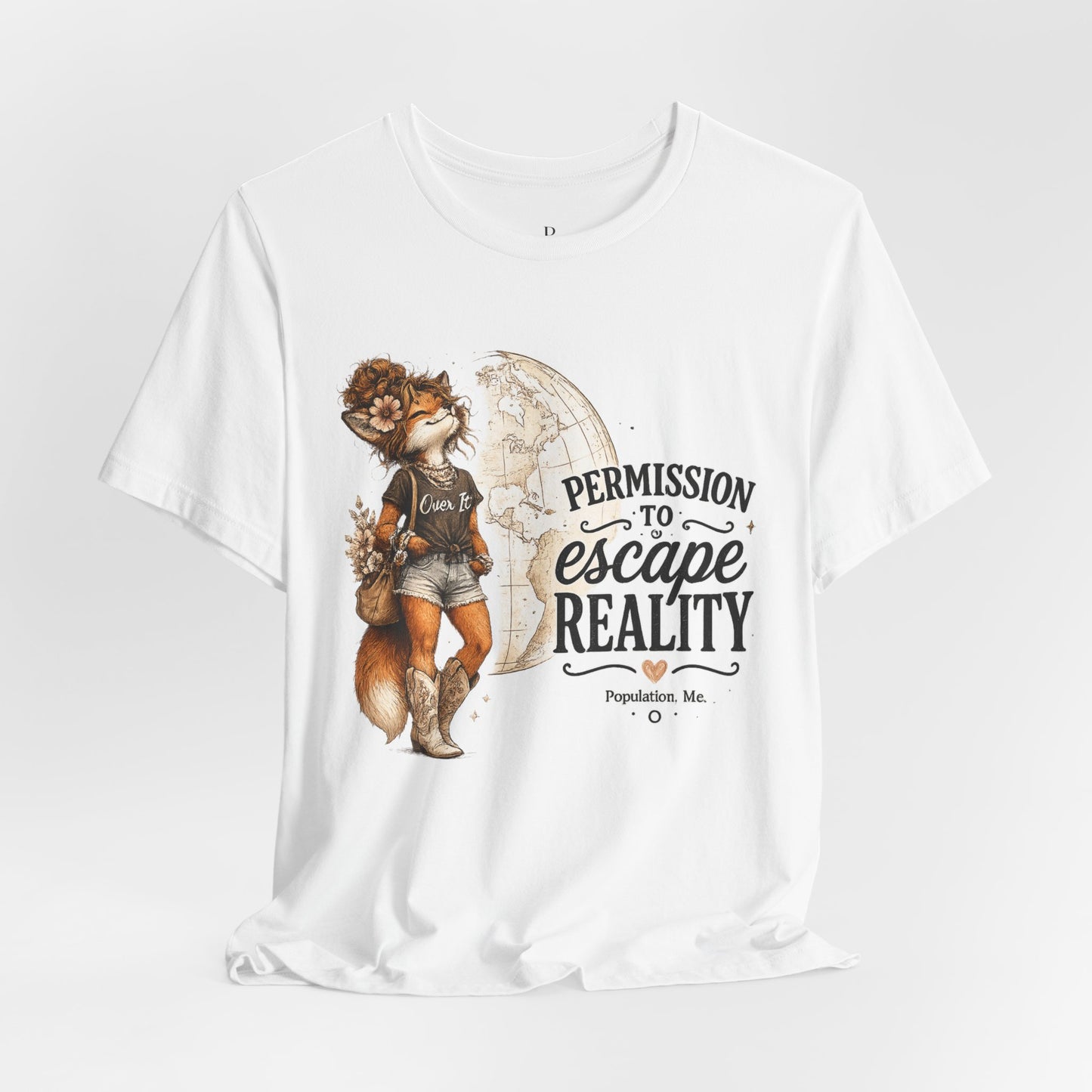 Permission to... Escape Reality Unisex Jersey Short Sleeve Tee