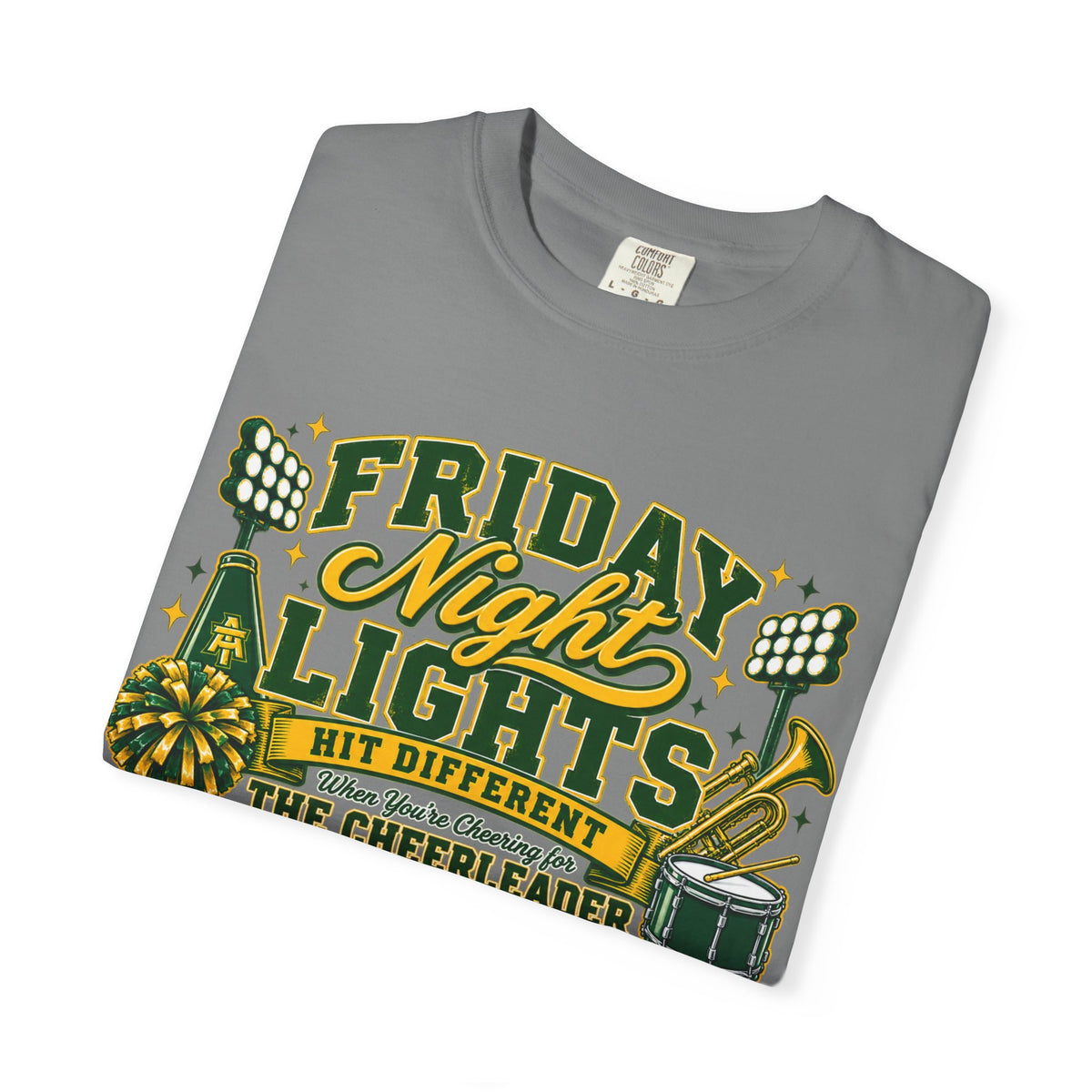 Friday Night Lights Football T-Shirt — Cheerleader & Band School Spirit Tee
