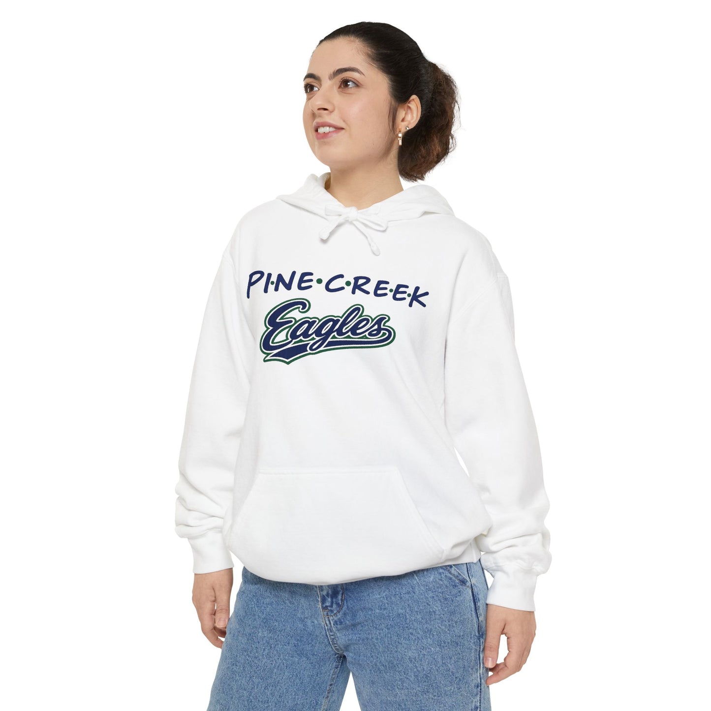 Pine Creek Custom Hoodie - Unisex Garment-Dyed Hoodie