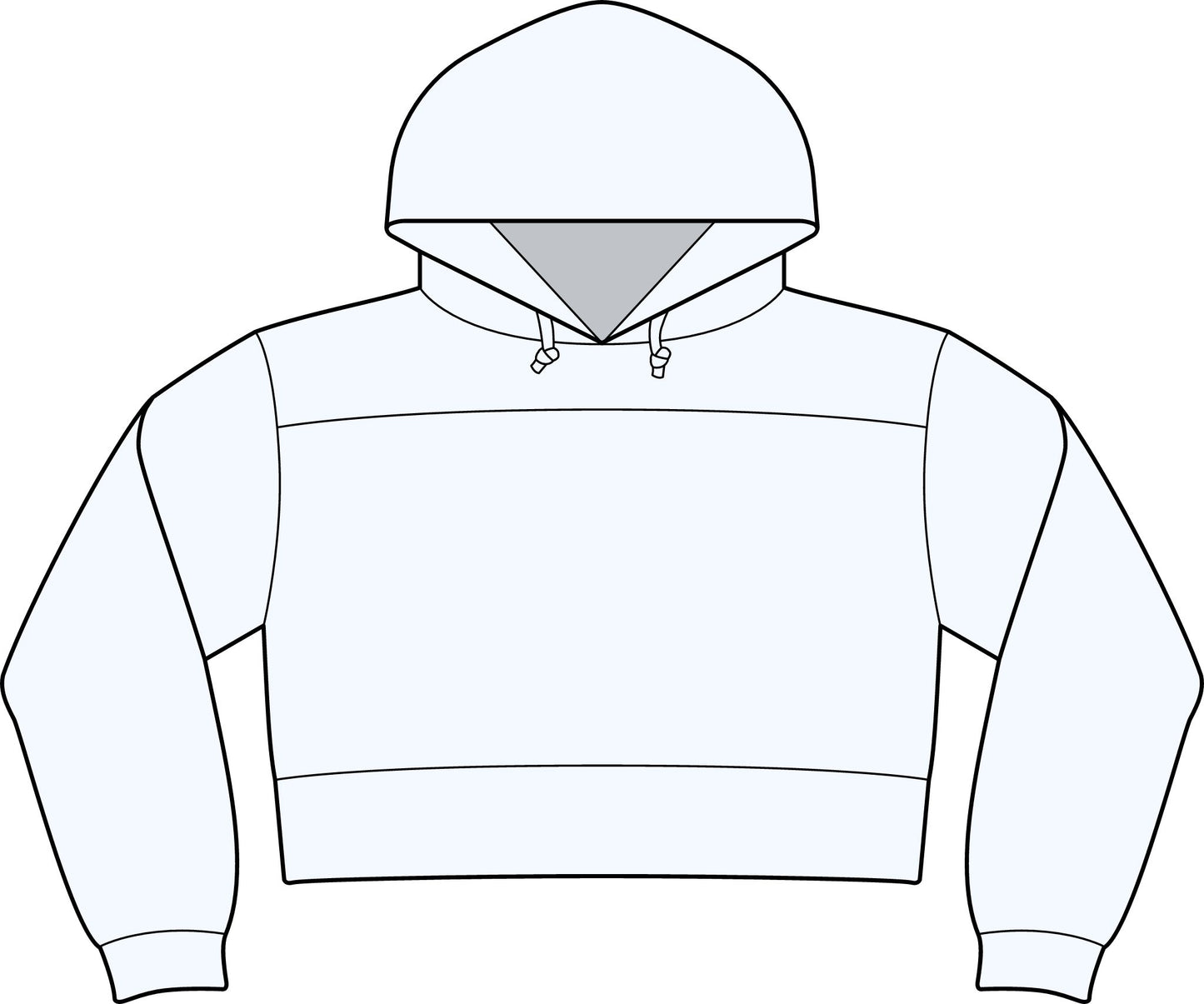 NEW  Rampart Custom Hoodie-Women's Cropped Fleece Hooded Sweatshirt