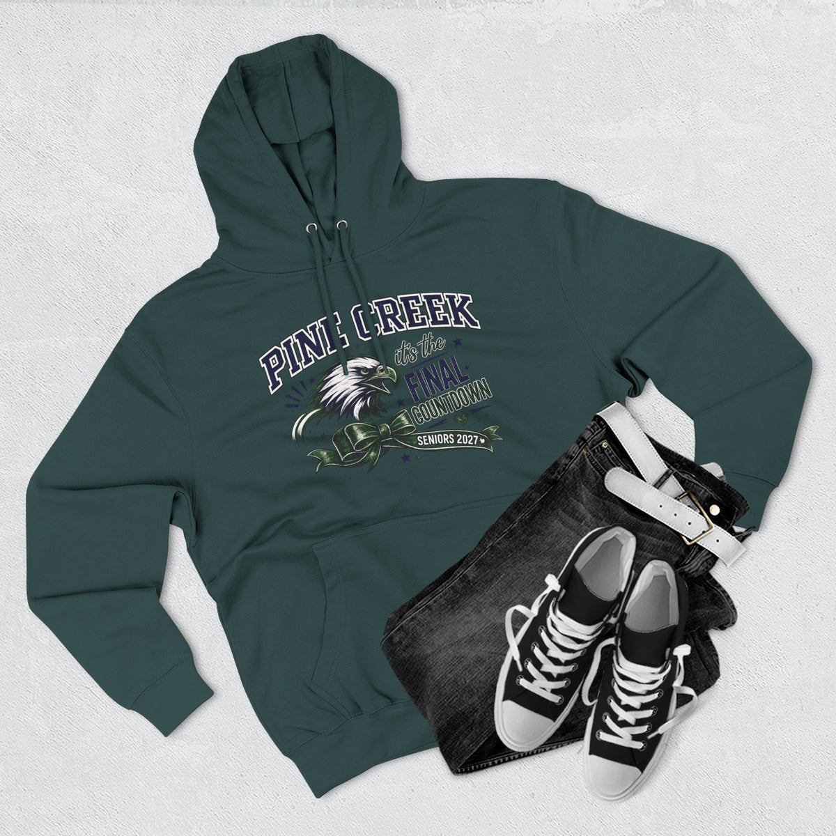 Pine Creek Custom Senior Three-Panel Fleece Hoodie