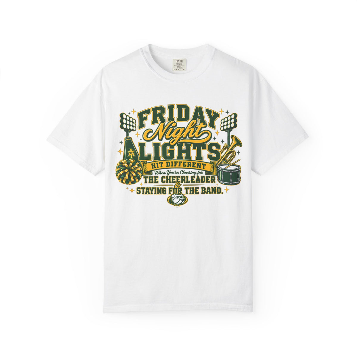 Friday Night Lights Football T-Shirt — Cheerleader & Band School Spirit Tee
