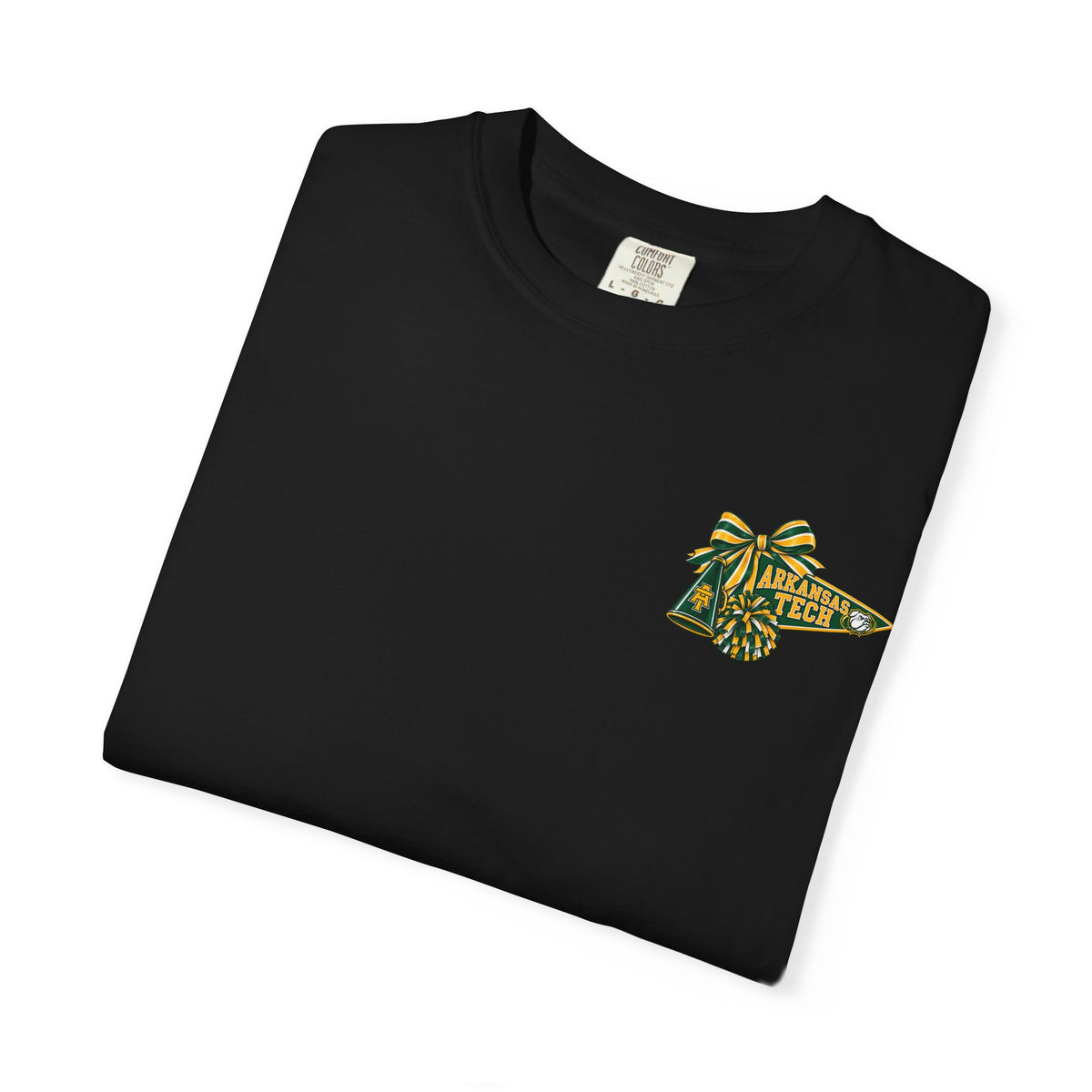 Sideline & Band Mom T-Shirt — "She’s On The Sideline, She Is Also In The Band" Football Cheer Tee