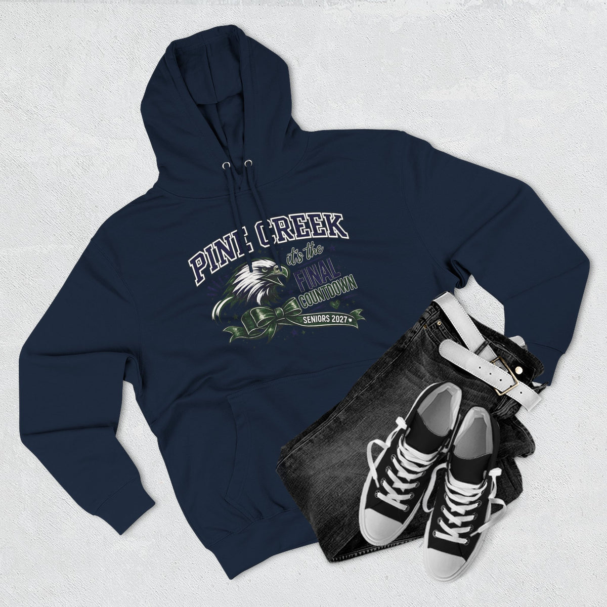 Pine Creek Custom Senior Three-Panel Fleece Hoodie
