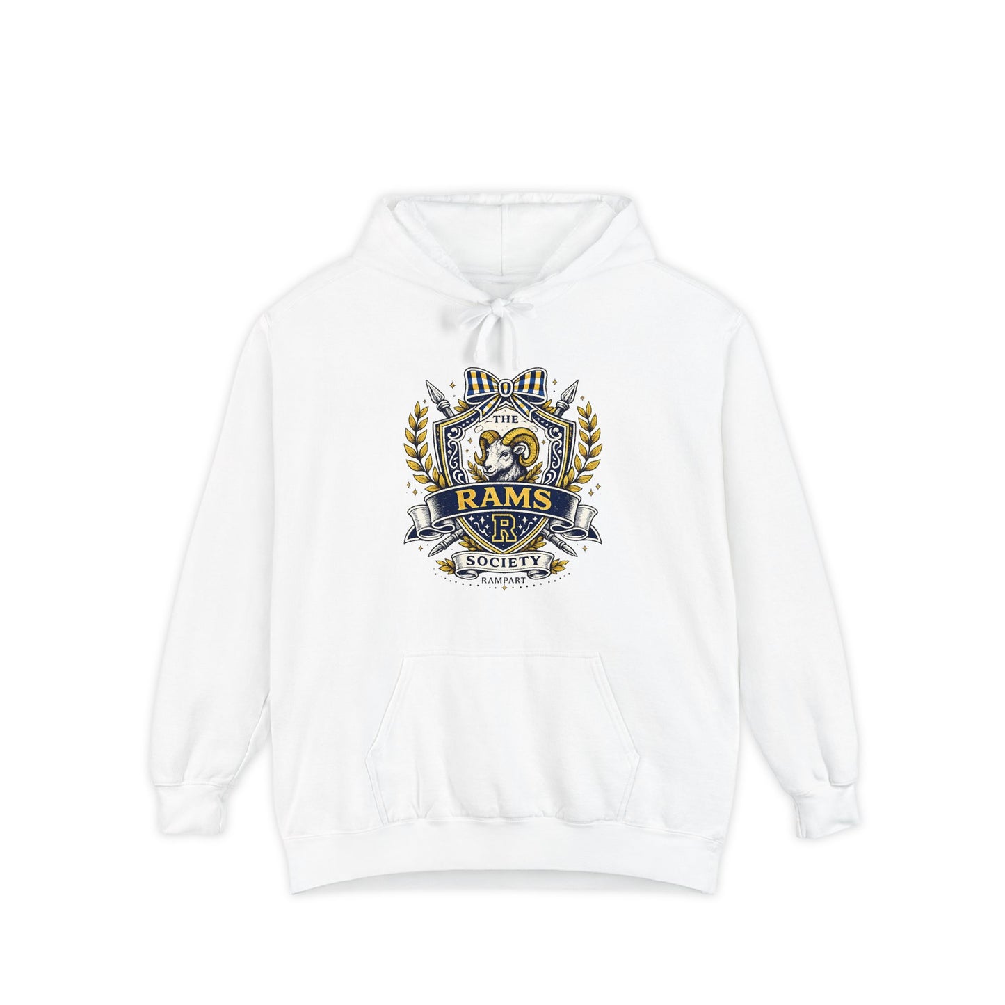 Rampart Custom Hoodie - Unisex Garment-Dyed Hoodie