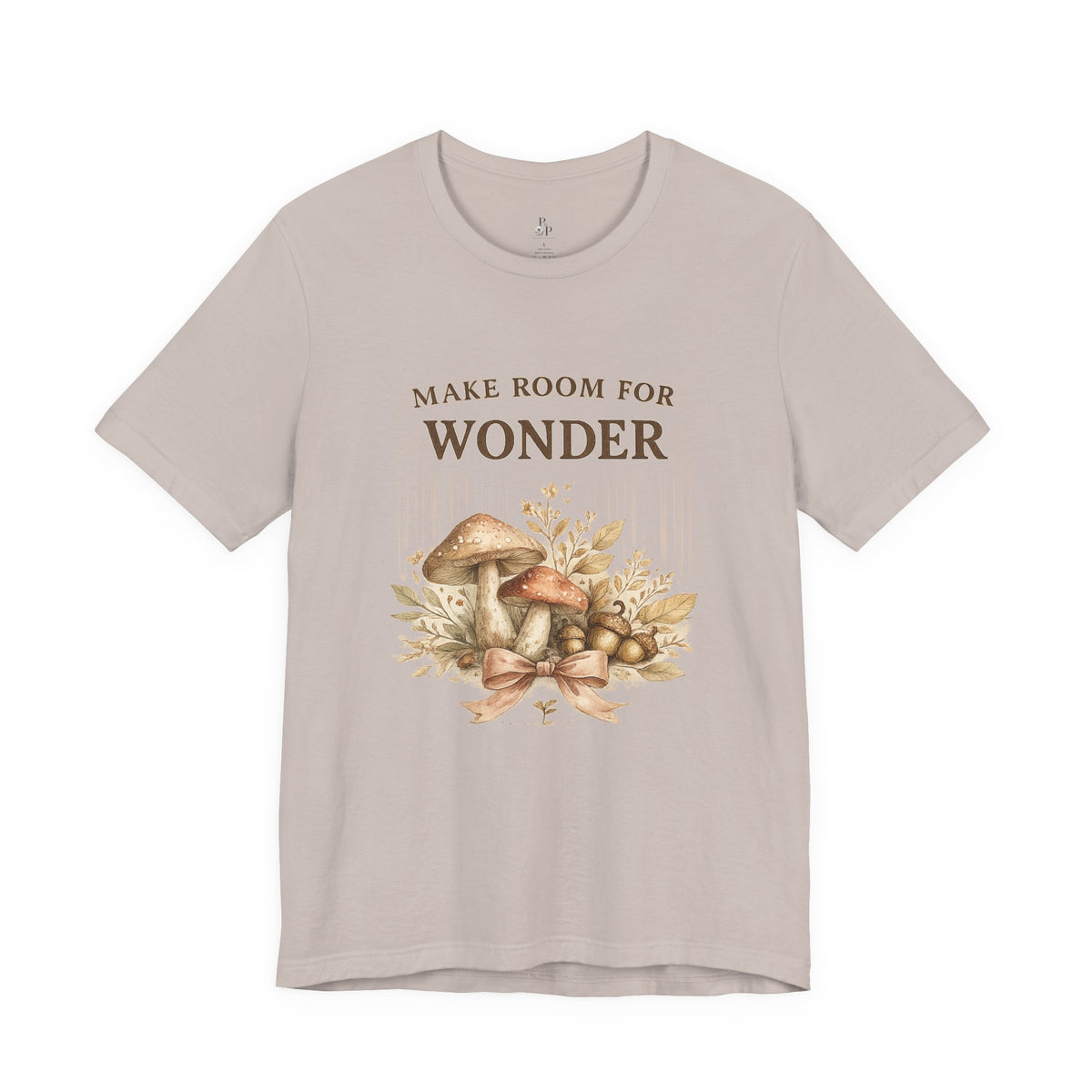 Make Room for Wonder T-Shirt — Botanical Mushroom Graphic Tee