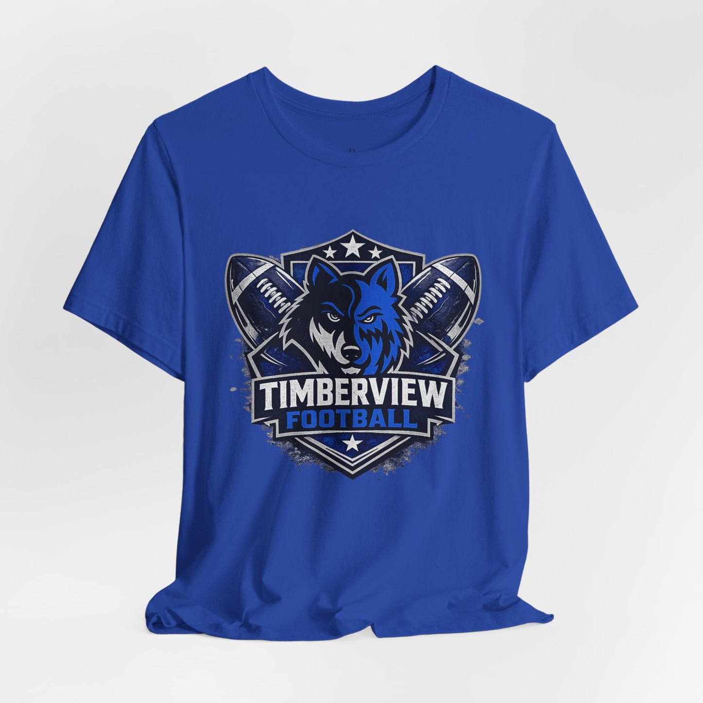Timberview Football Wolf Logo T-Shirt
