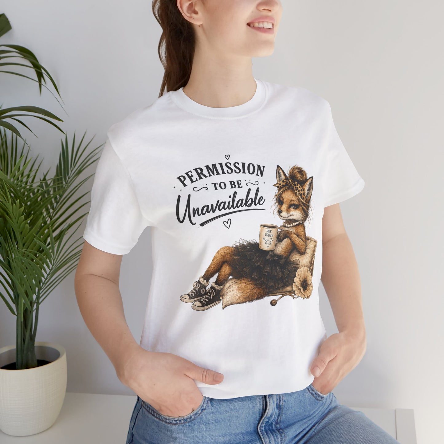 Permission to be... Unavailable  Unisex Jersey Short Sleeve Tee