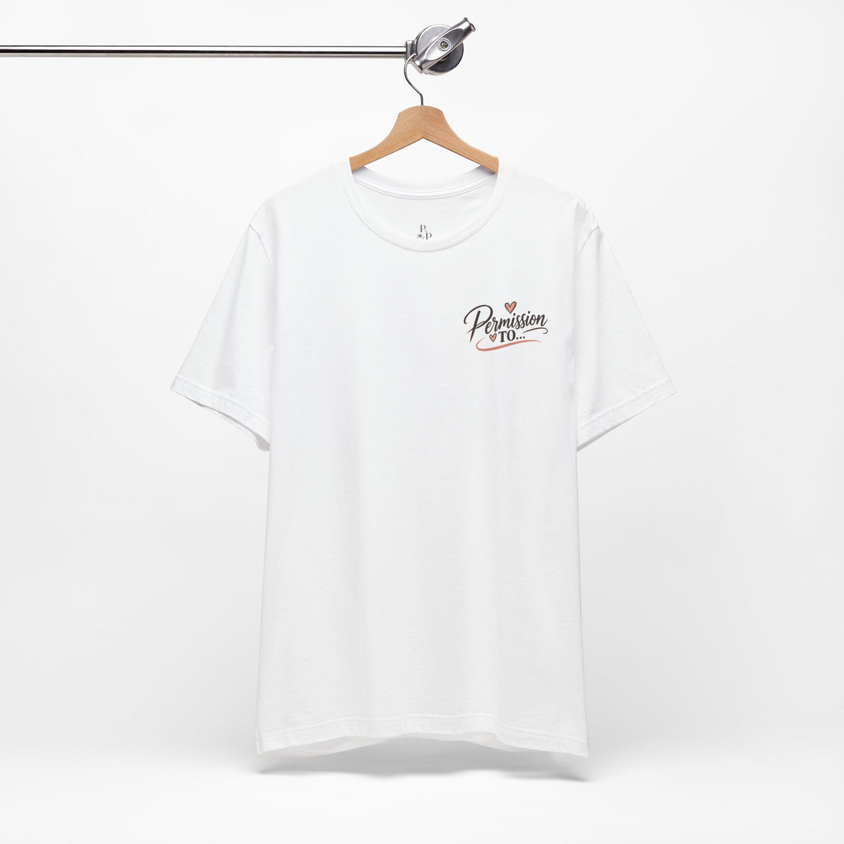Savor the Moment Fox Graphic Tee — "Permission to…" Chest Logo