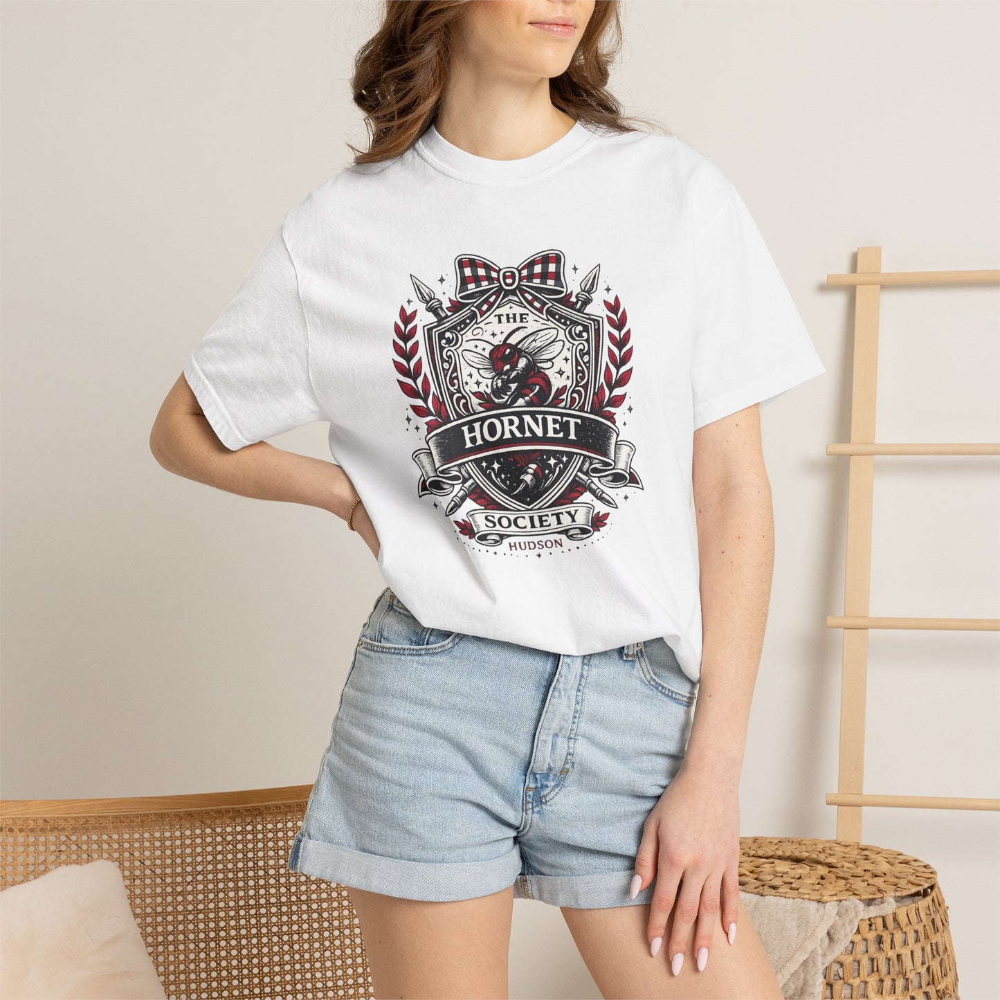 Hudson Hornets Custom - Unisex Garment-Dyed T-shirt