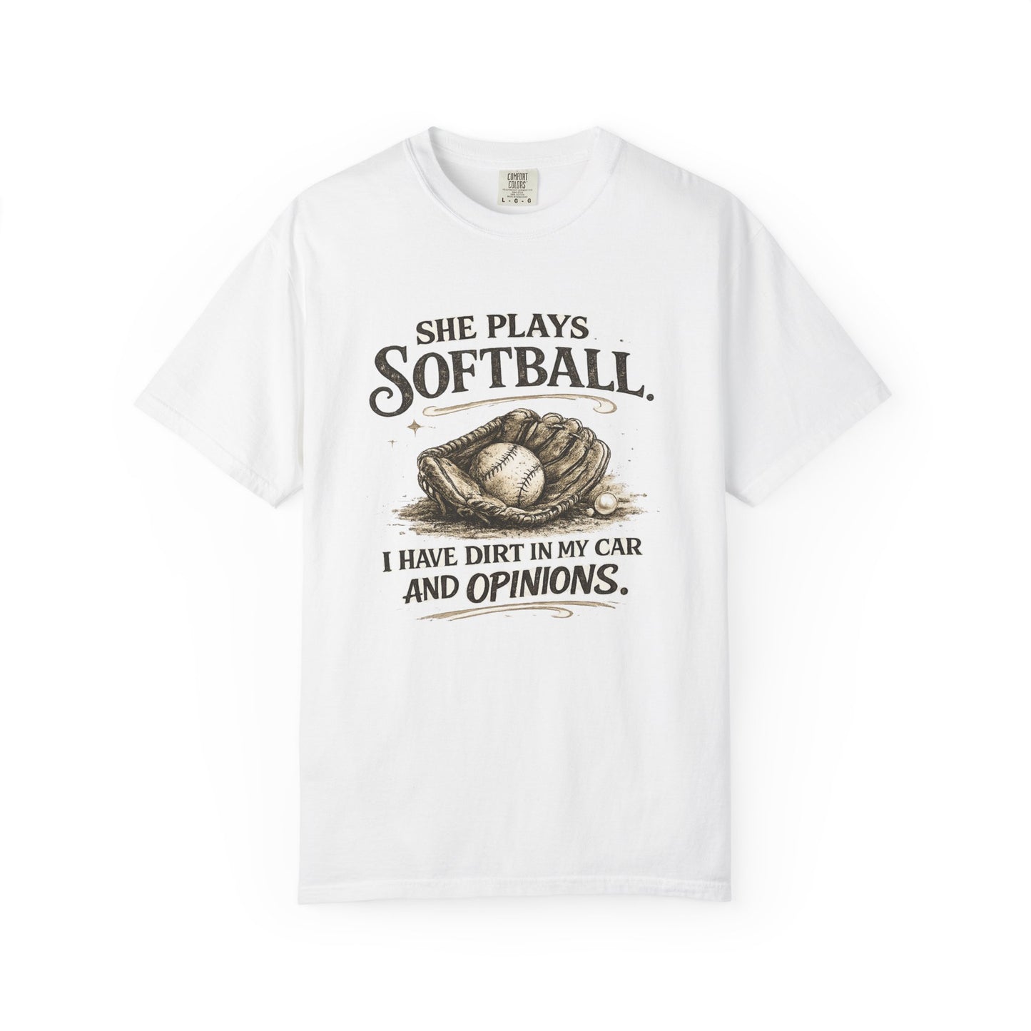 Softball humor - Unisex Garment-Dyed T-shirt