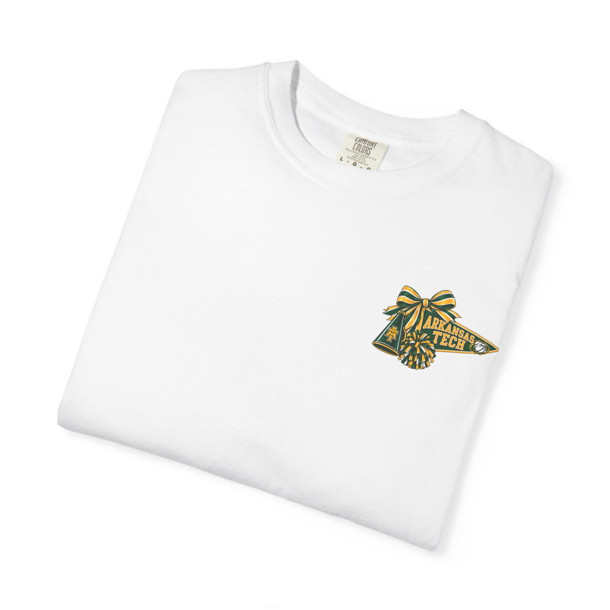 Sideline & Band Mom T-Shirt — "She’s On The Sideline, She Is Also In The Band" Football Cheer Tee