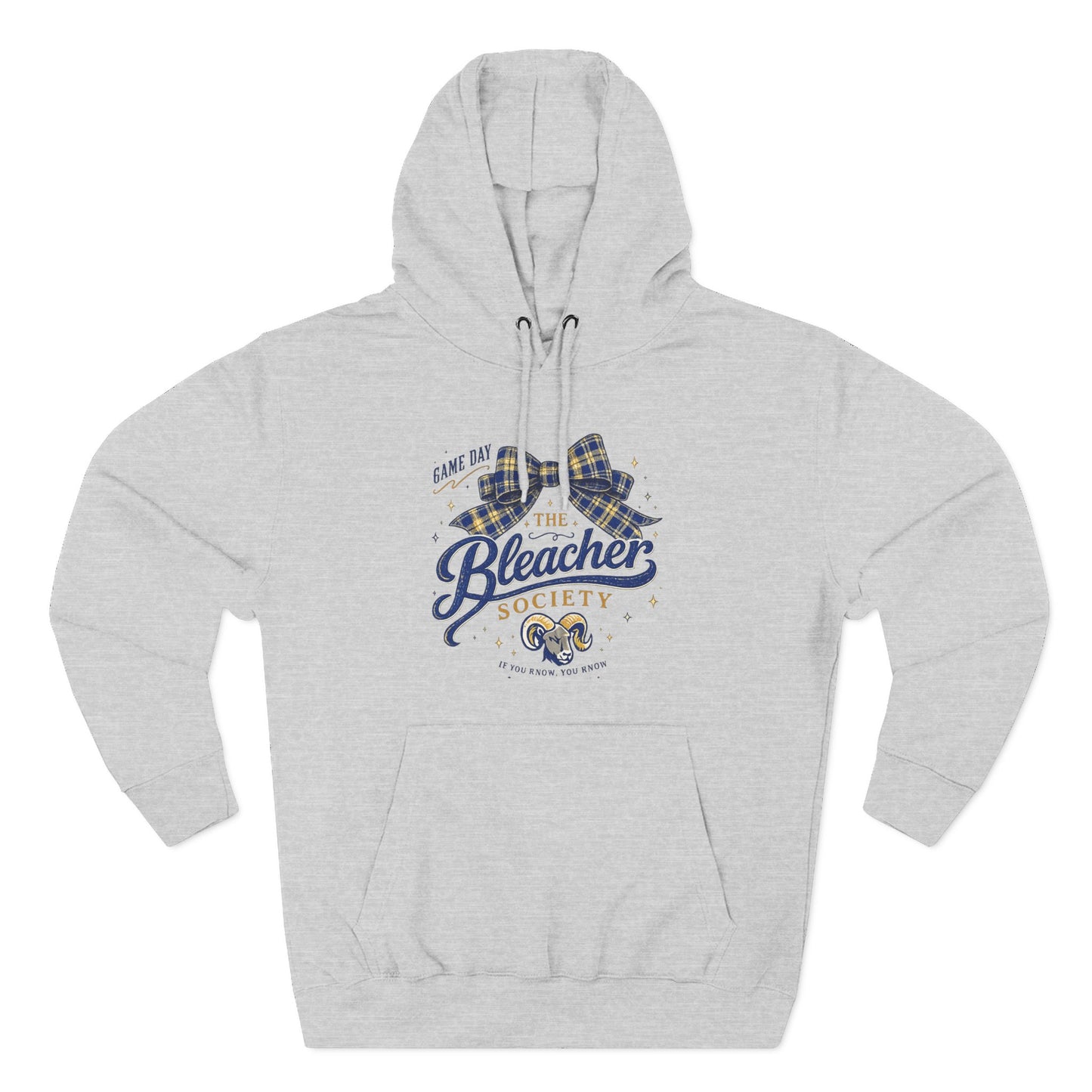 Custom -Three-Panel Fleece Hoodie