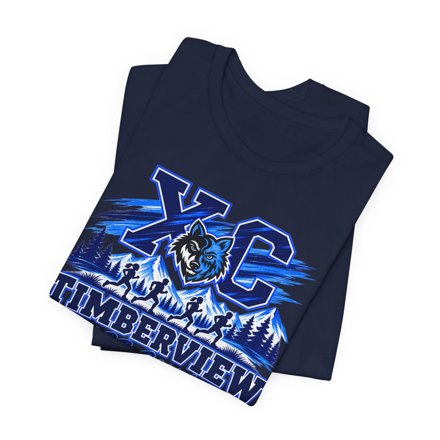 Timberview Cross Country XC Team T-Shirt — School Track & Running Tee