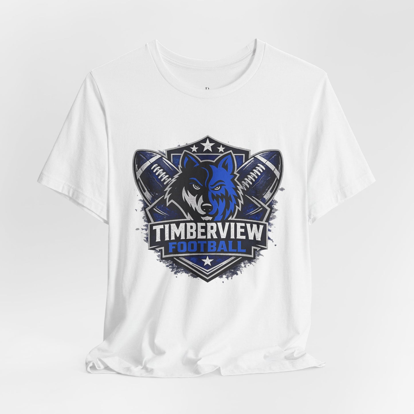 Timberview Football Wolf Logo T-Shirt