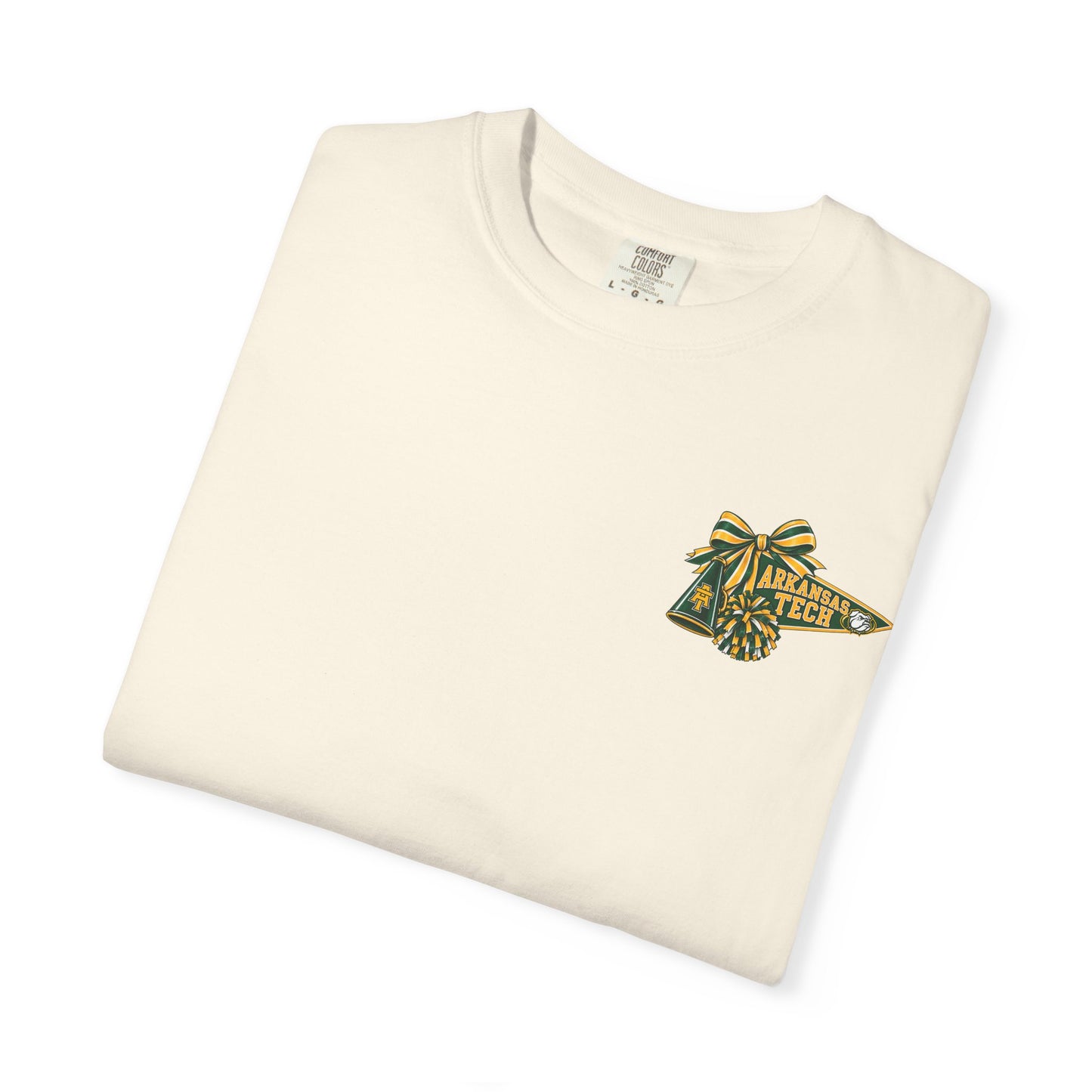 Sideline & Band Mom T-Shirt — "She’s On The Sideline, She Is Also In The Band" Football Cheer Tee