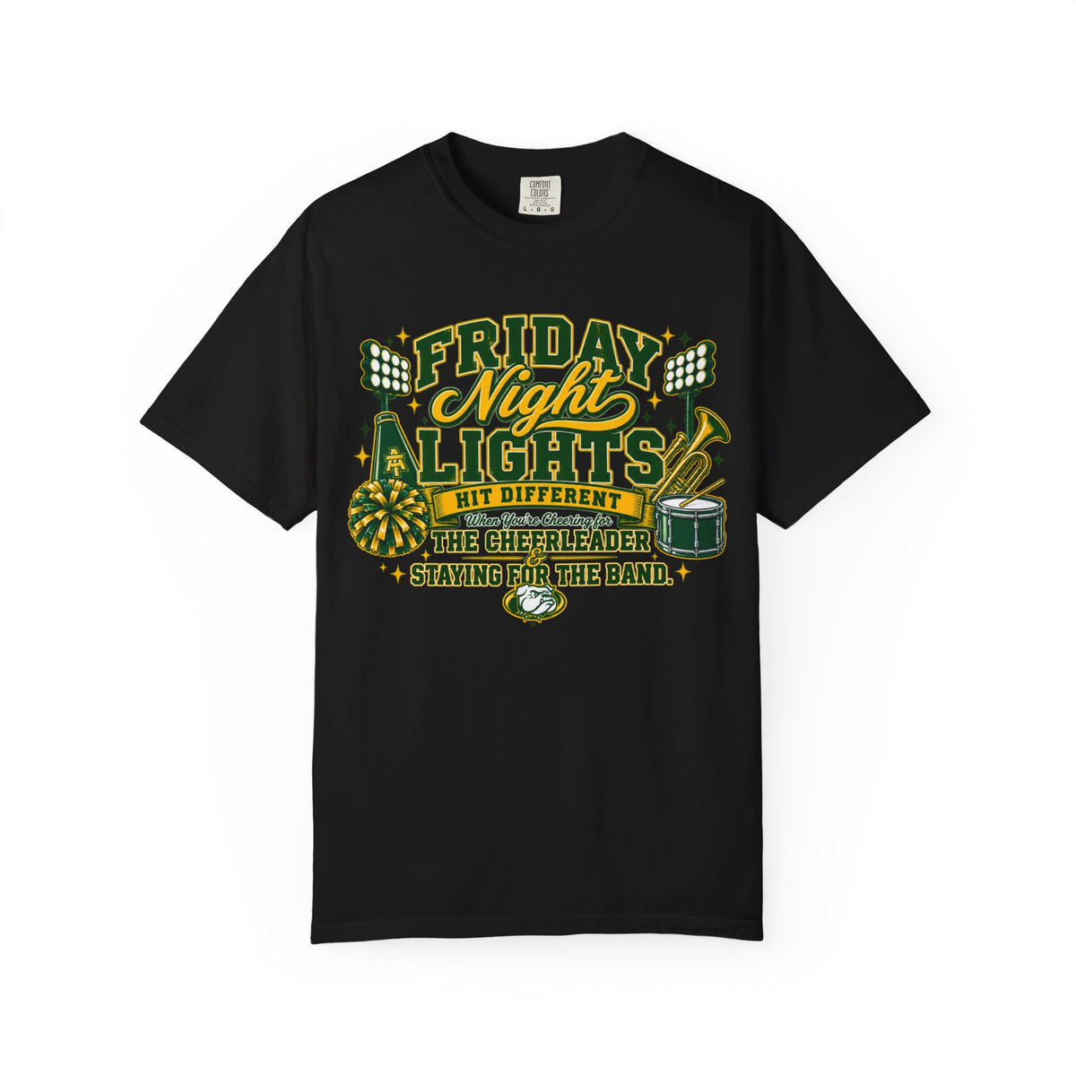 Friday Night Lights Football T-Shirt — Cheerleader & Band School Spirit Tee