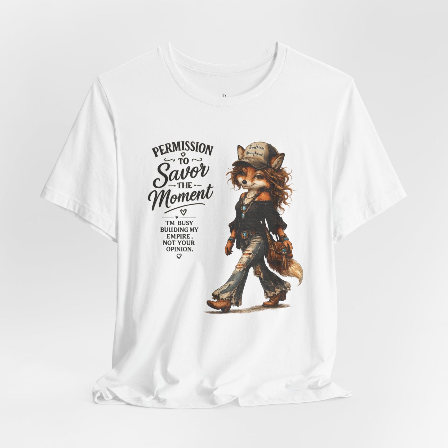 Permission to... Savor the MomentUnisex Jersey Short Sleeve Tee