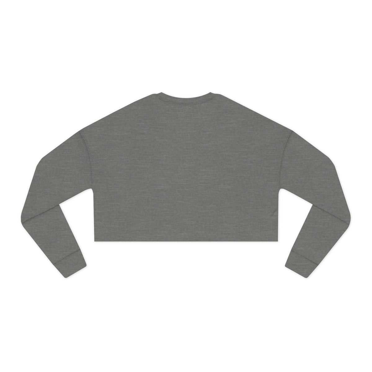 Crockett Retro Logo Cropped Sweatshirt — Womens Athletic Vintage Crewneck