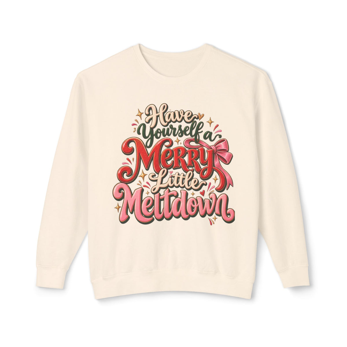 Have Yourself a Merry Little Melltown Sweatshirt | Christmas Typography