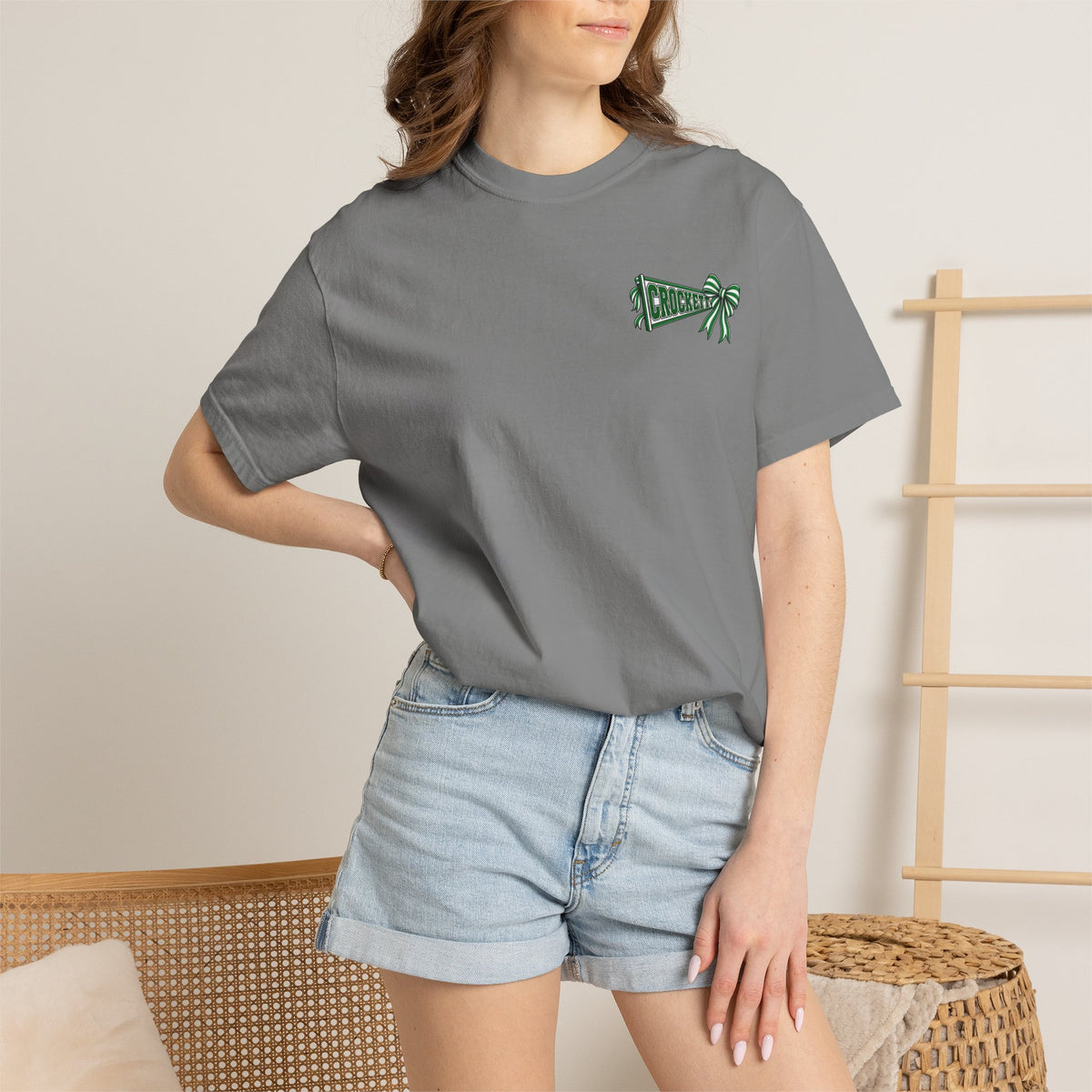 Crockett Custom Pennant Unisex Garment-Dyed T-shirt