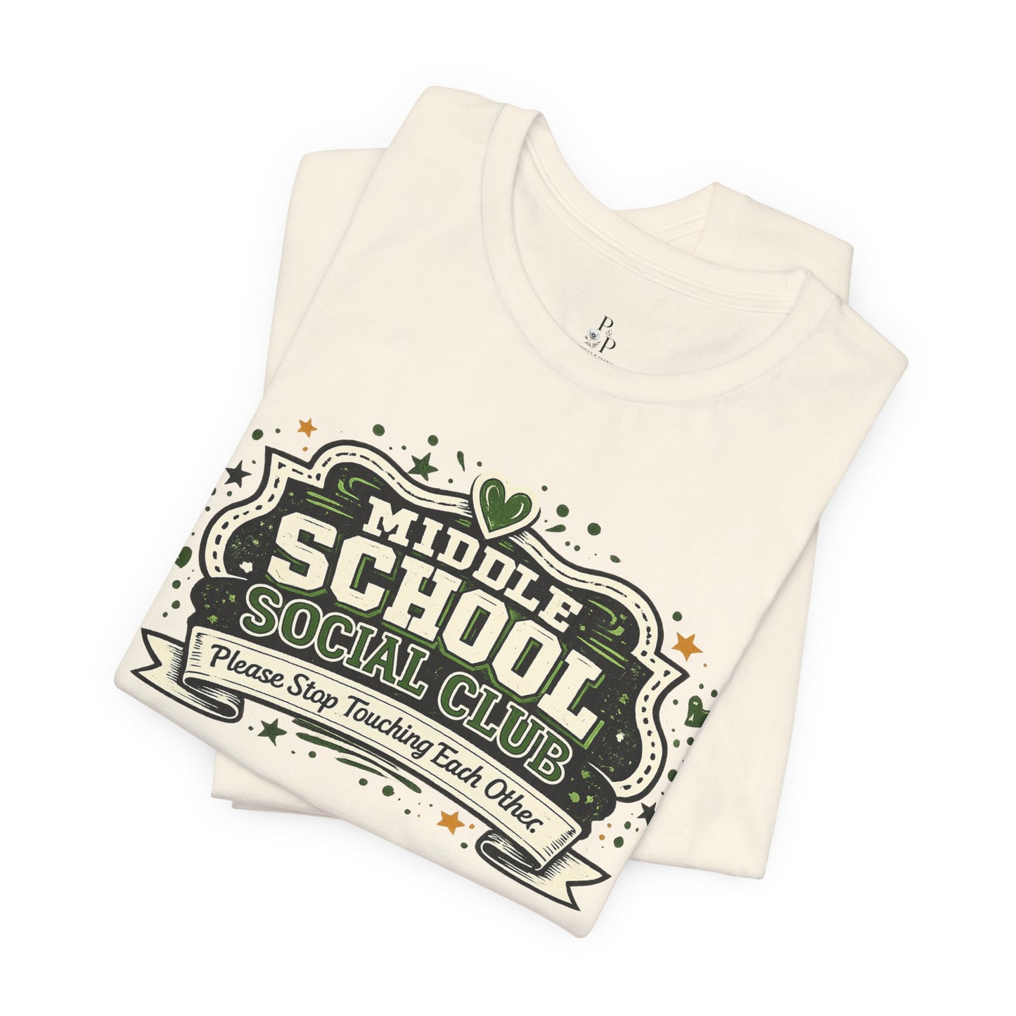 Middle School Social Club Unisex Jersey Short Sleeve Tee