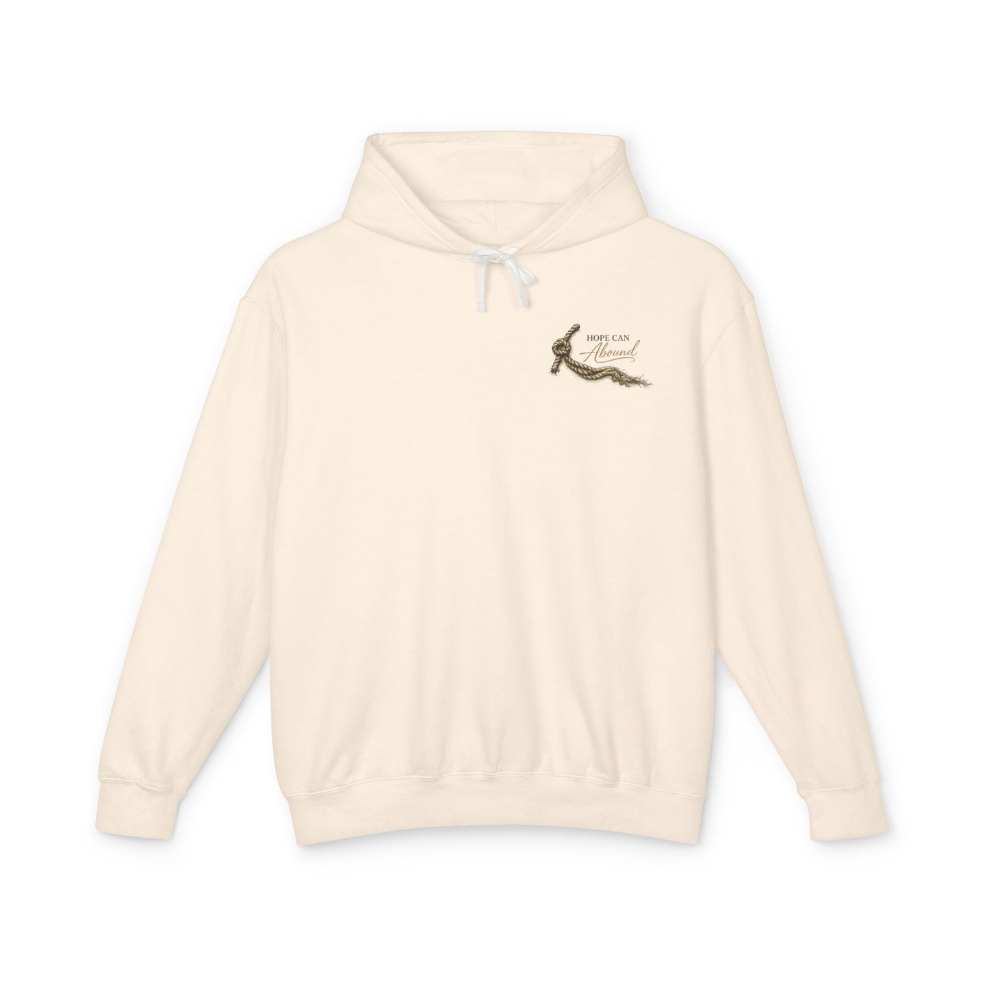 Hope Can Abound Unisex Lightweight Hooded Sweatshirt