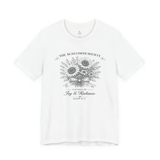 The Sunflower Society Mono chromatic - Unisex Jersey Short Sleeve Tee