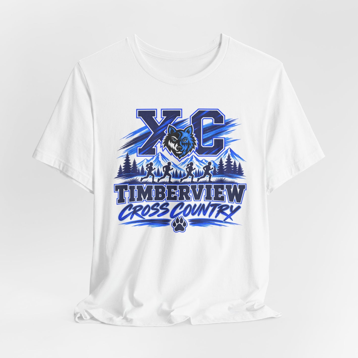 Timberview Cross Country XC Team T-Shirt — School Track & Running Tee