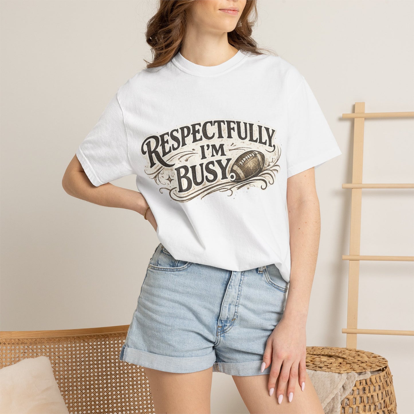 Respectfully I'm Busy - Unisex Garment-Dyed T-shirt