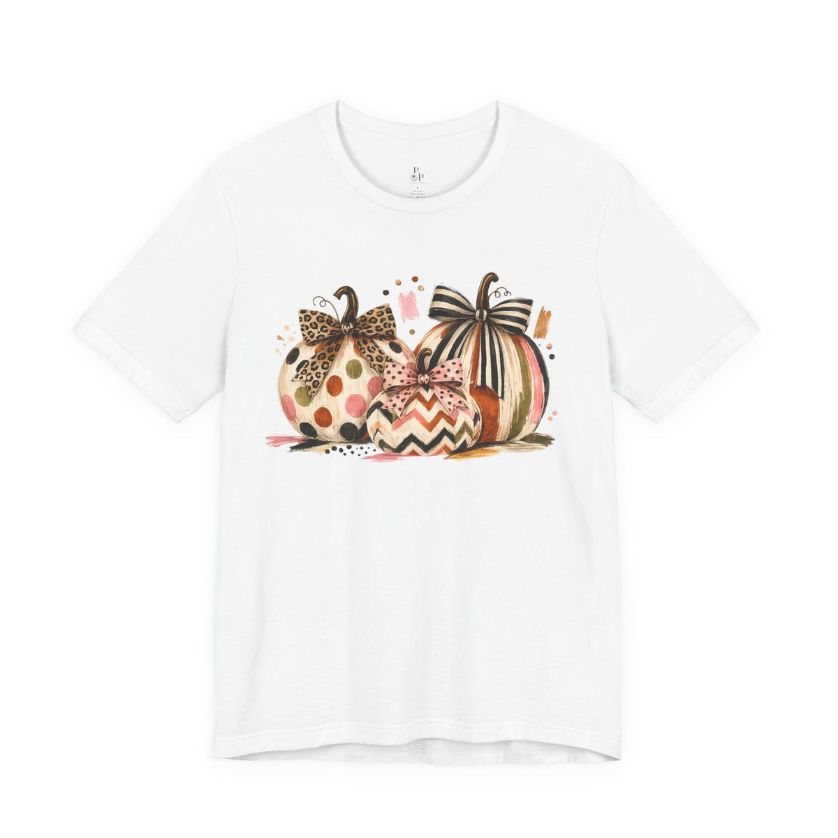 Pretty in Pumpkin | Boutique Fall Graphic Tee 🎀🍂  Jersey Short Sleeve Tee