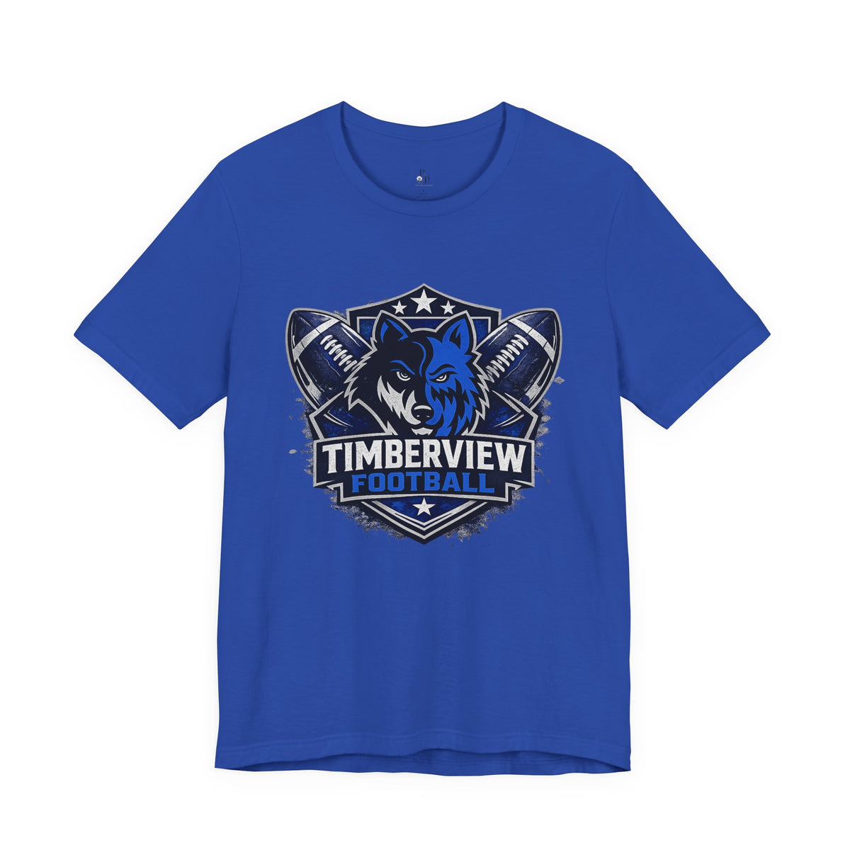 Timberview Football Wolf Logo T-Shirt