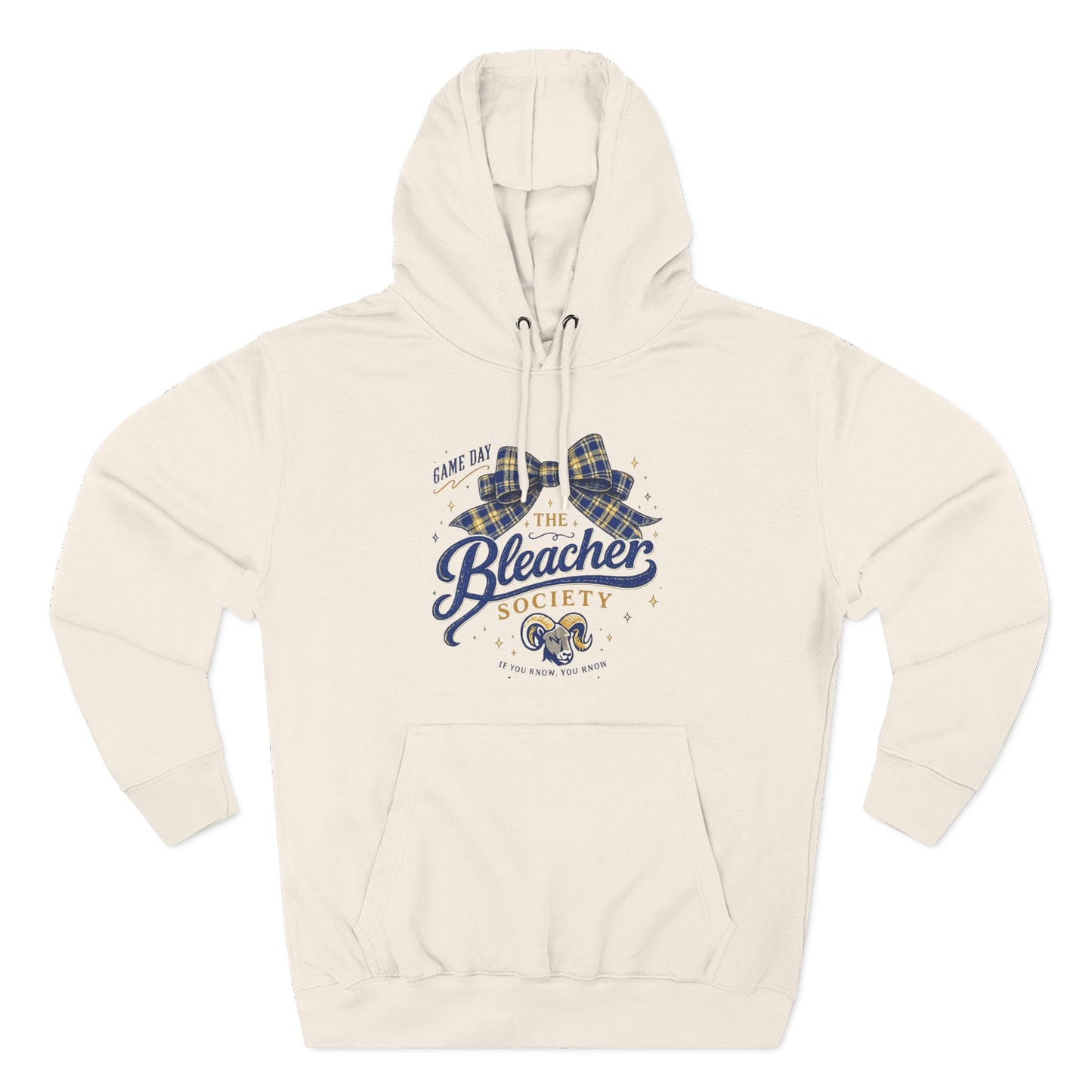 Custom -Three-Panel Fleece Hoodie