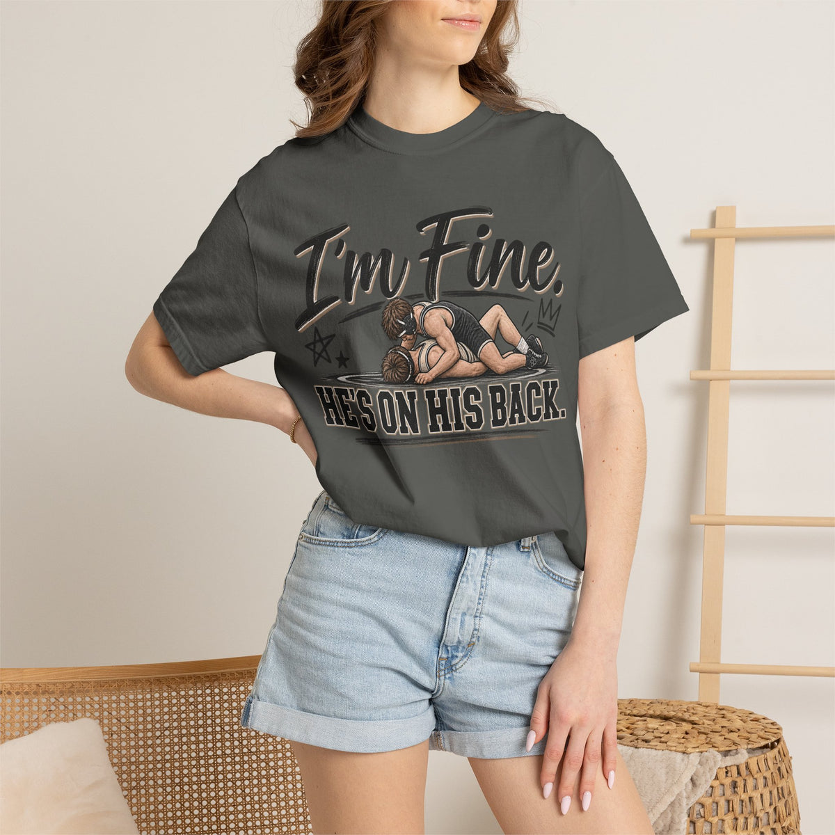 I'm Fine - Unisex Garment-Dyed T-shirt