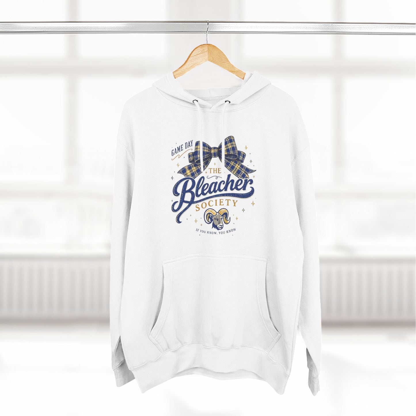 Custom -Three-Panel Fleece Hoodie