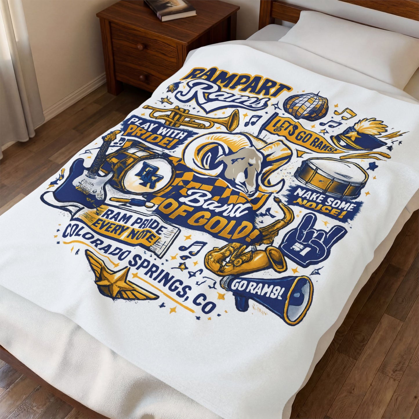 Custom - Velveteen Plush Blanket