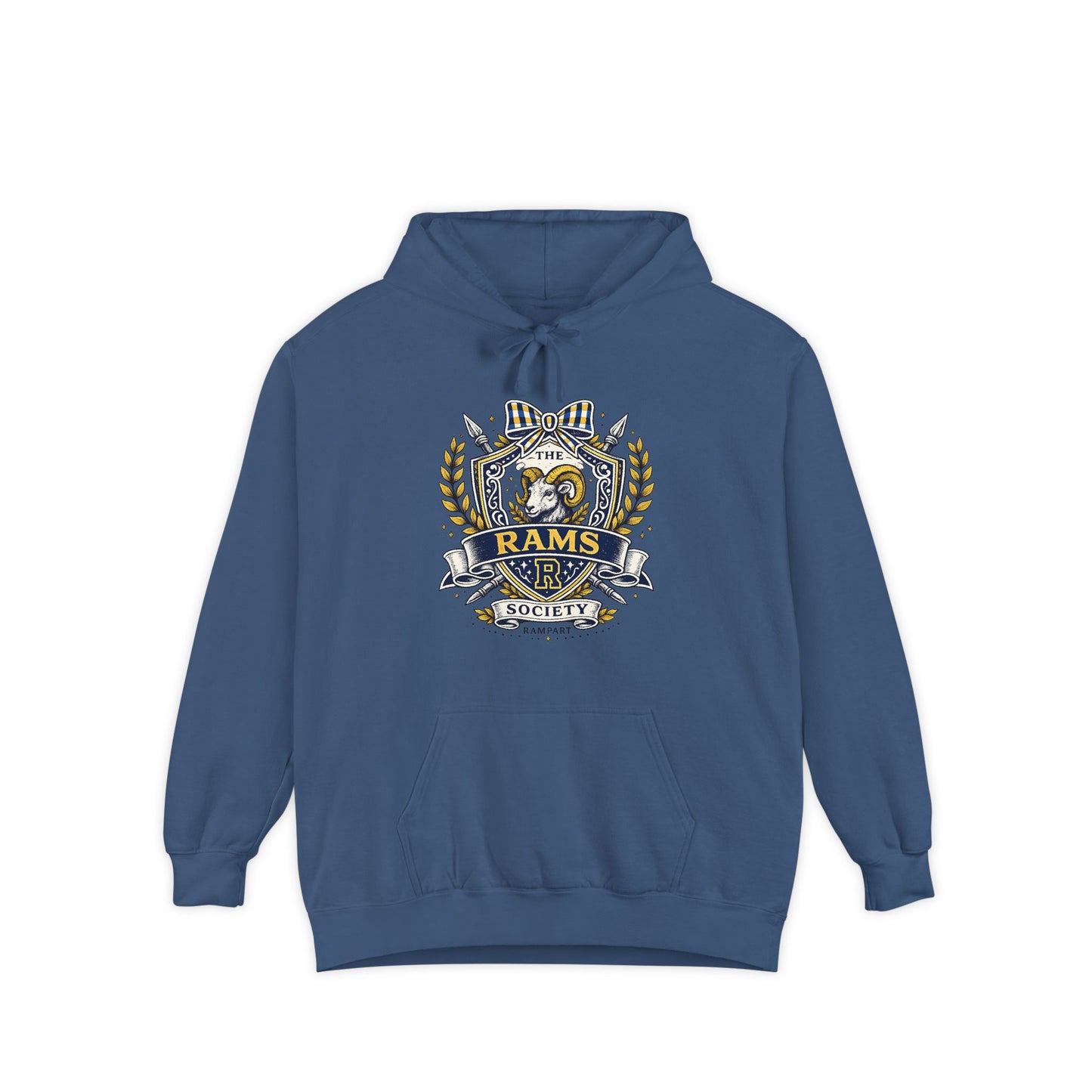 Rampart Custom Hoodie - Unisex Garment-Dyed Hoodie