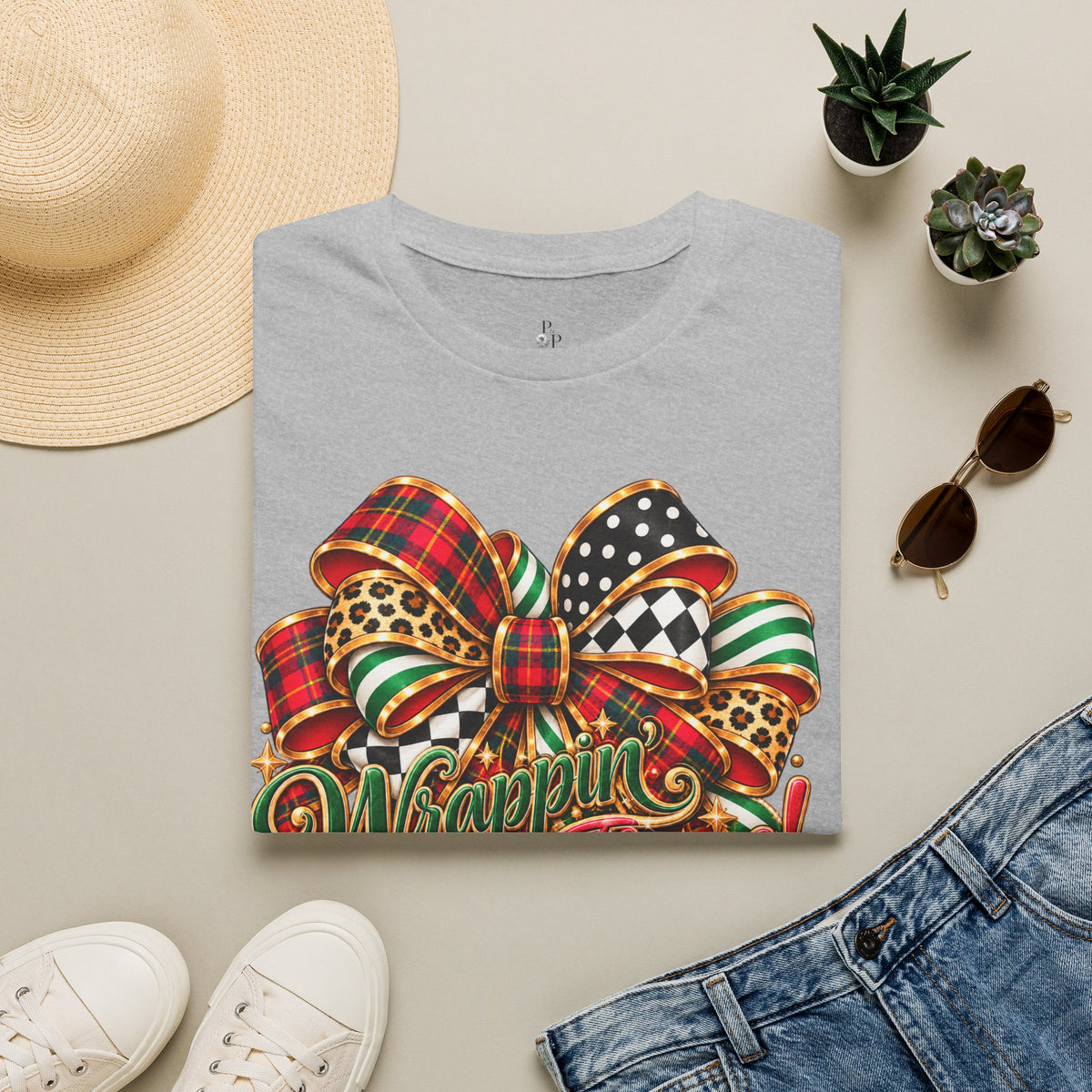 All the Jingles Christmas Bow T-Shirt