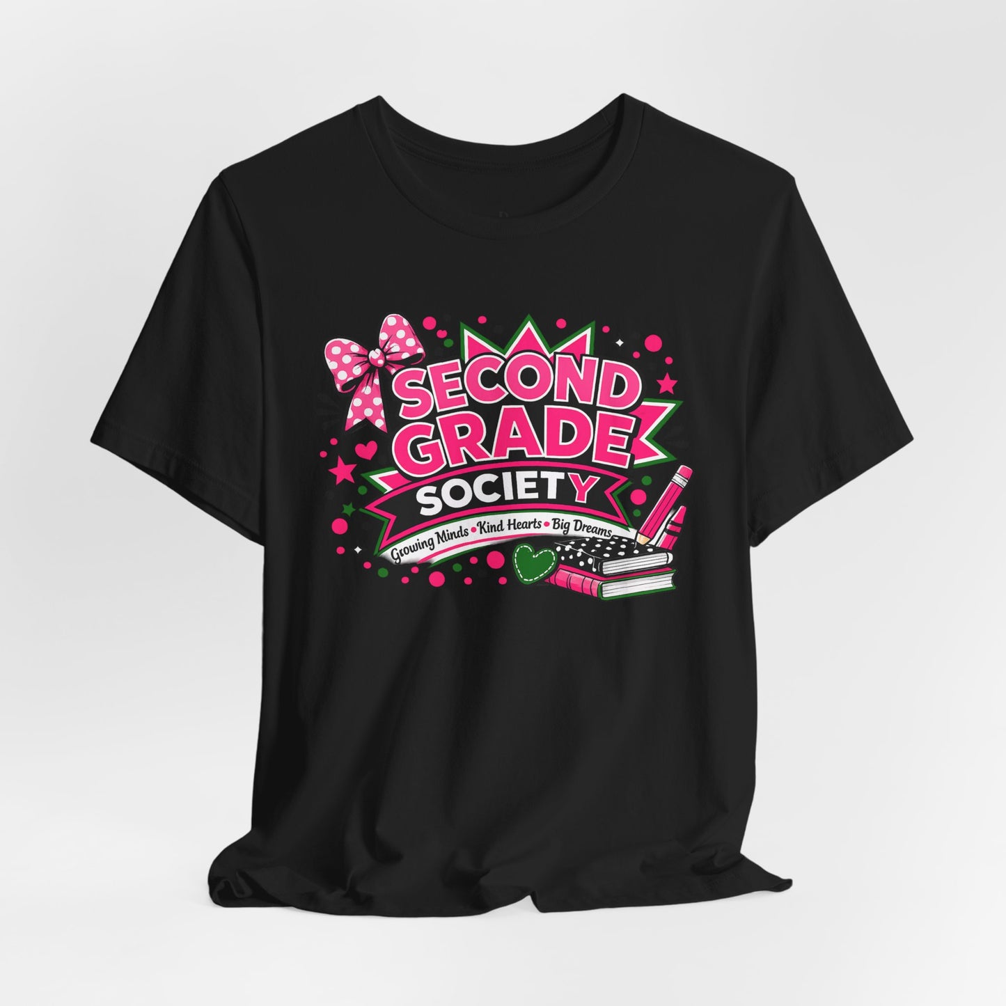 Second Grade Society Unisex Jersey Short Sleeve Tee