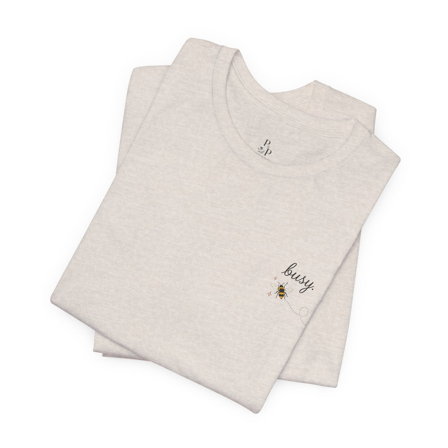 Busy. Be Still. Faith Graphic Tee Unisex Jersey Short Sleeve Tee