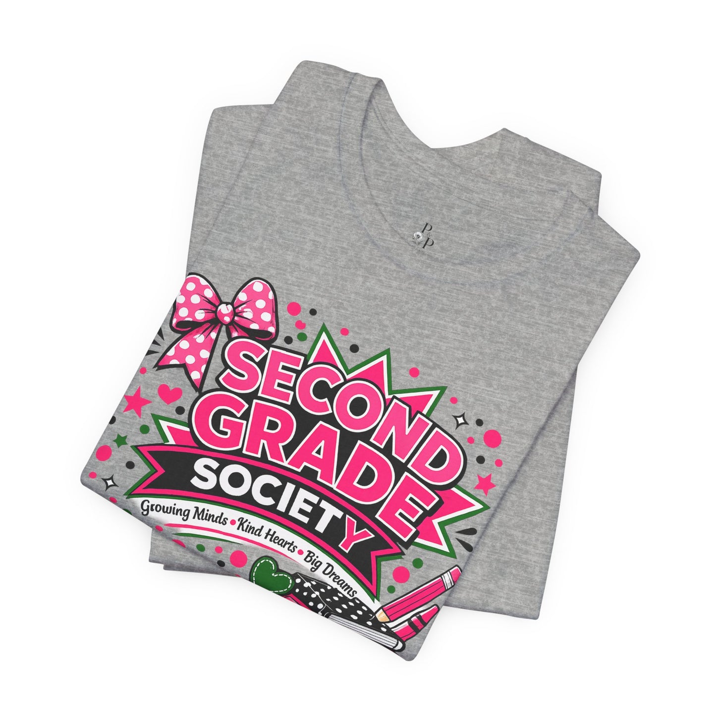 Second Grade Society Unisex Jersey Short Sleeve Tee