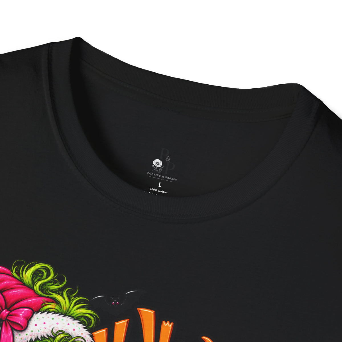 Halloween Then Christmas Now T-Shirt — Grinch & Jack-o’-Lantern Holiday Mashup Tee