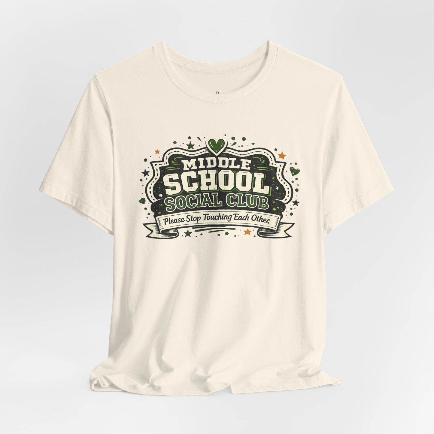 Middle School Social Club Unisex Jersey Short Sleeve Tee