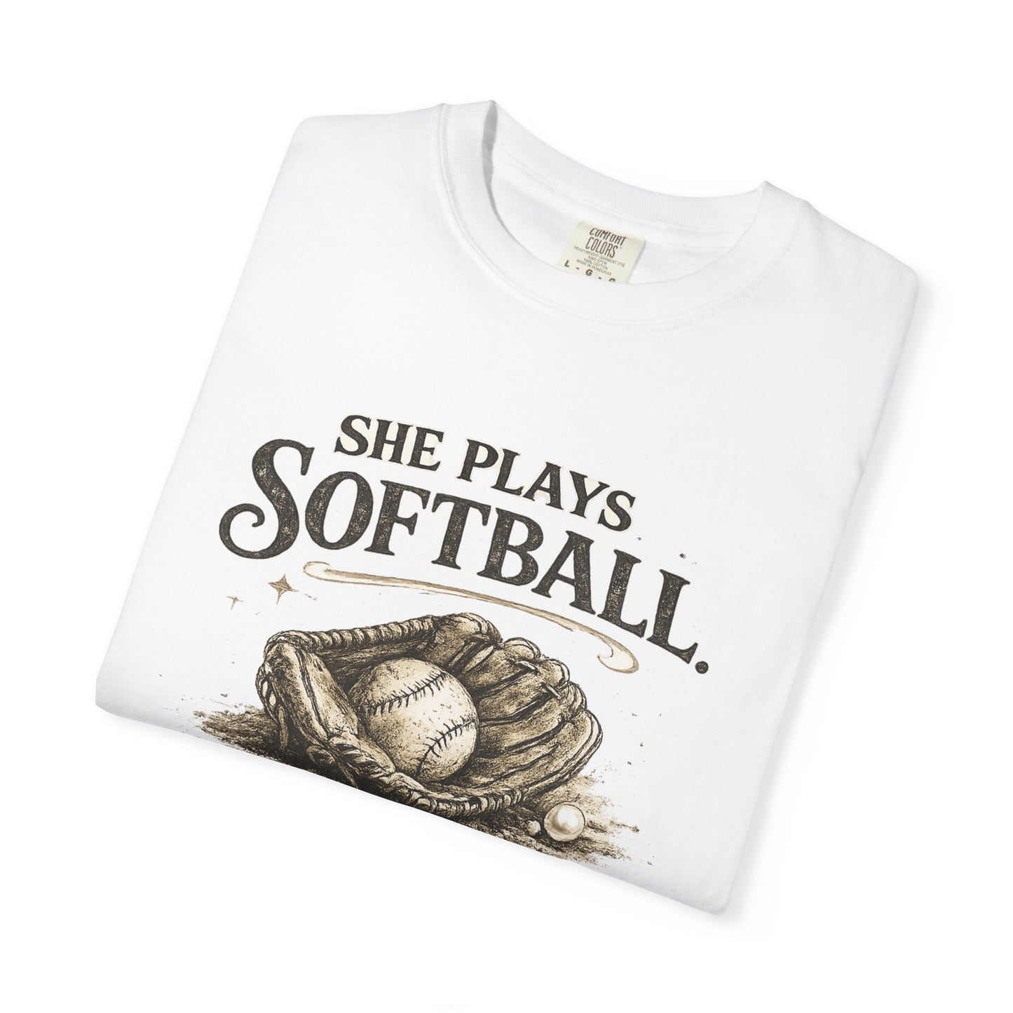 Softball humor - Unisex Garment-Dyed T-shirt