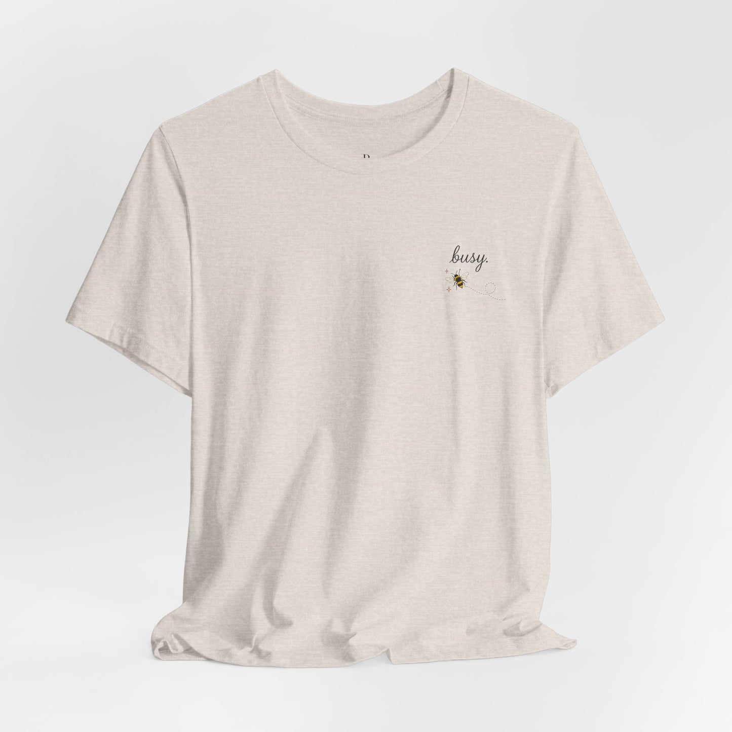 Busy. Be Still. Faith Graphic Tee Unisex Jersey Short Sleeve Tee