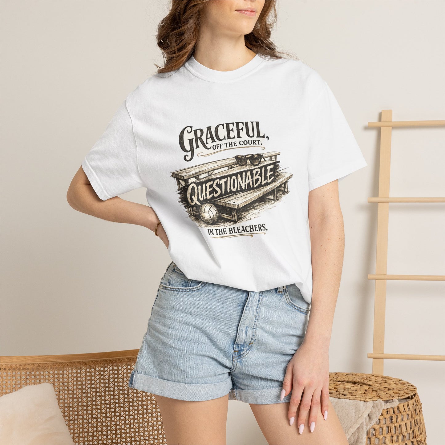 Graceful/Questionable - Unisex Garment-Dyed T-shirt