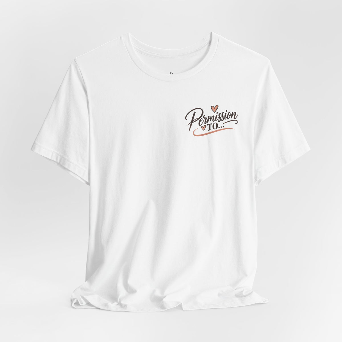 Slow Down Racer Cat Tee — "Permission To…" Retro Driving Graphic T-Shirt