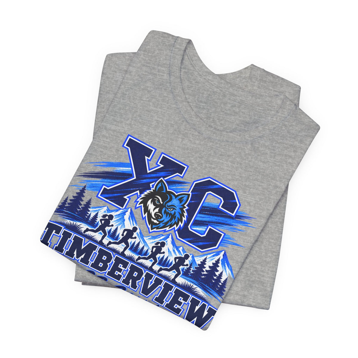 Timberview Cross Country XC Team T-Shirt — School Track & Running Tee