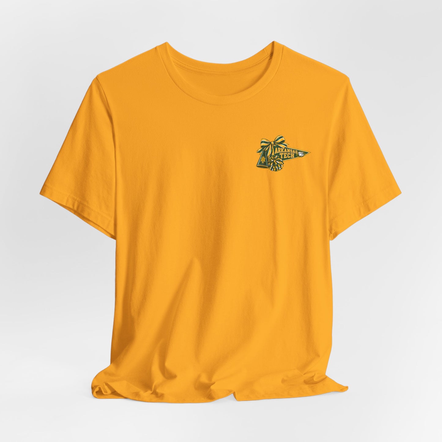 Friday Night Lights Cheer T-Shirt — “She Cheers, She Marches, I Just Try to Keep Up” — Marching Band & Cheer Mom Tee