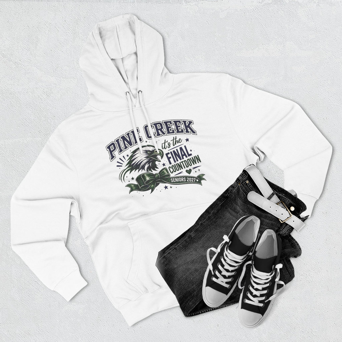 Pine Creek Custom Senior Three-Panel Fleece Hoodie